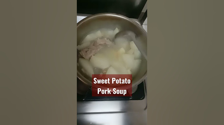 Sweet Potato Pork Soup #shorts