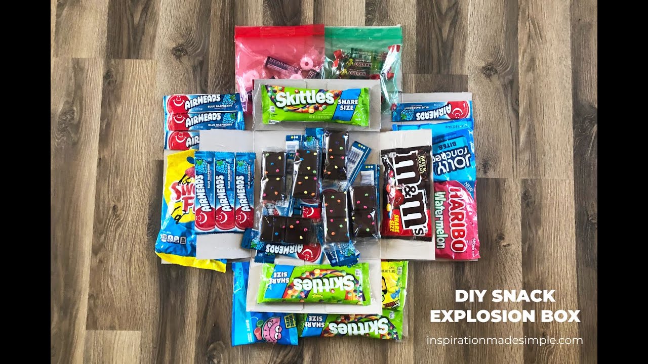 DIY Snack Explosion Box 