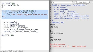 R 4.3 - Add a Warning or Stop the Function Execution