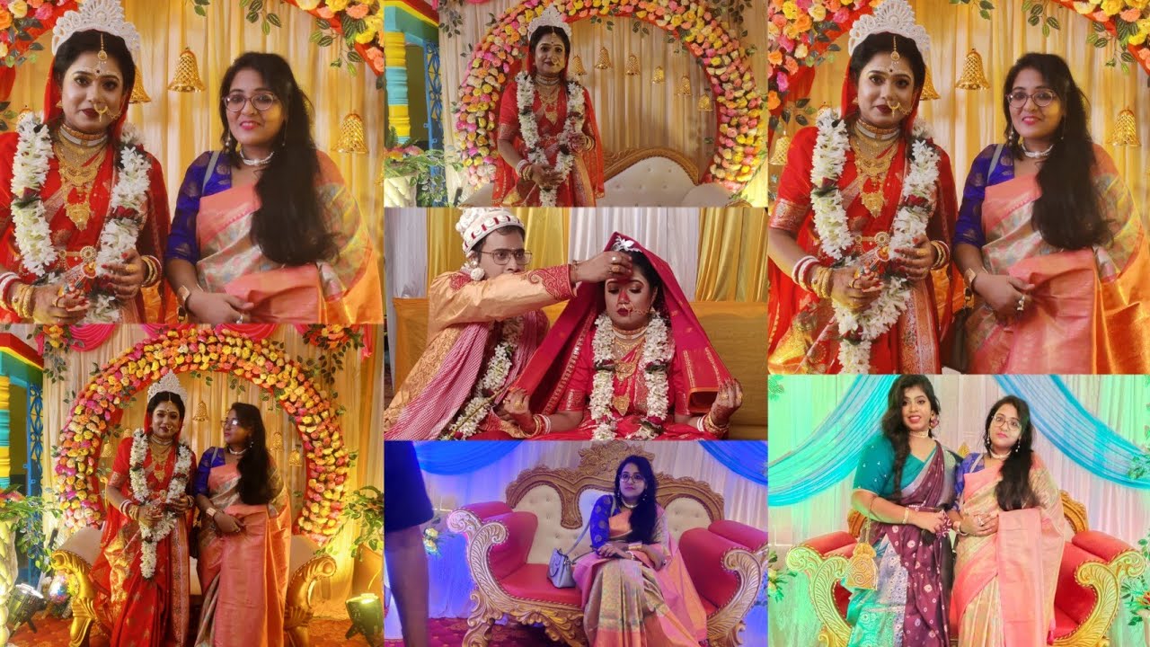 VLOG NO -302- ফাইনালি বান্ধবীর বিয়ে হয়েই  গেল - subscribe share - sucharita vlog 