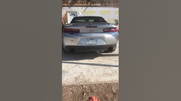 2017 Camaro RS LE secondary cat and muffler delete!!