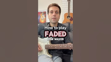 How to play Faded by Alan Walker on guitar #guitar #easyguitar #lesson #tutorial