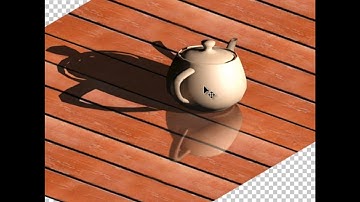 3ds Max: Mental Ray Matte Shadow Reflection Material