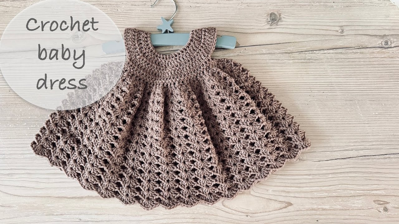 Crochet Madeline dress | baby dress | Free tutorial | Baby clothes