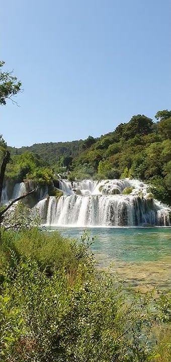 Самый большой водопад в заповеднике Крка #водопад #хорватия #заповедник ...