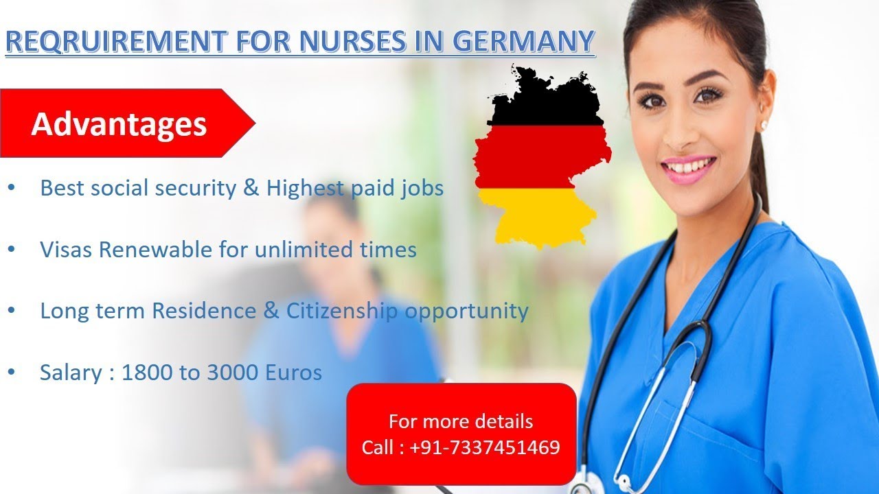 German nurse jobs Jobs in Germany YouTube