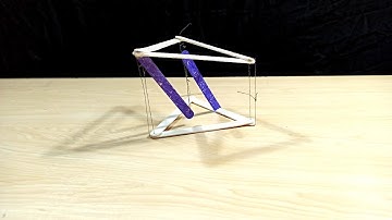 how to make an anti gravity suspension structure - tensegrity structure