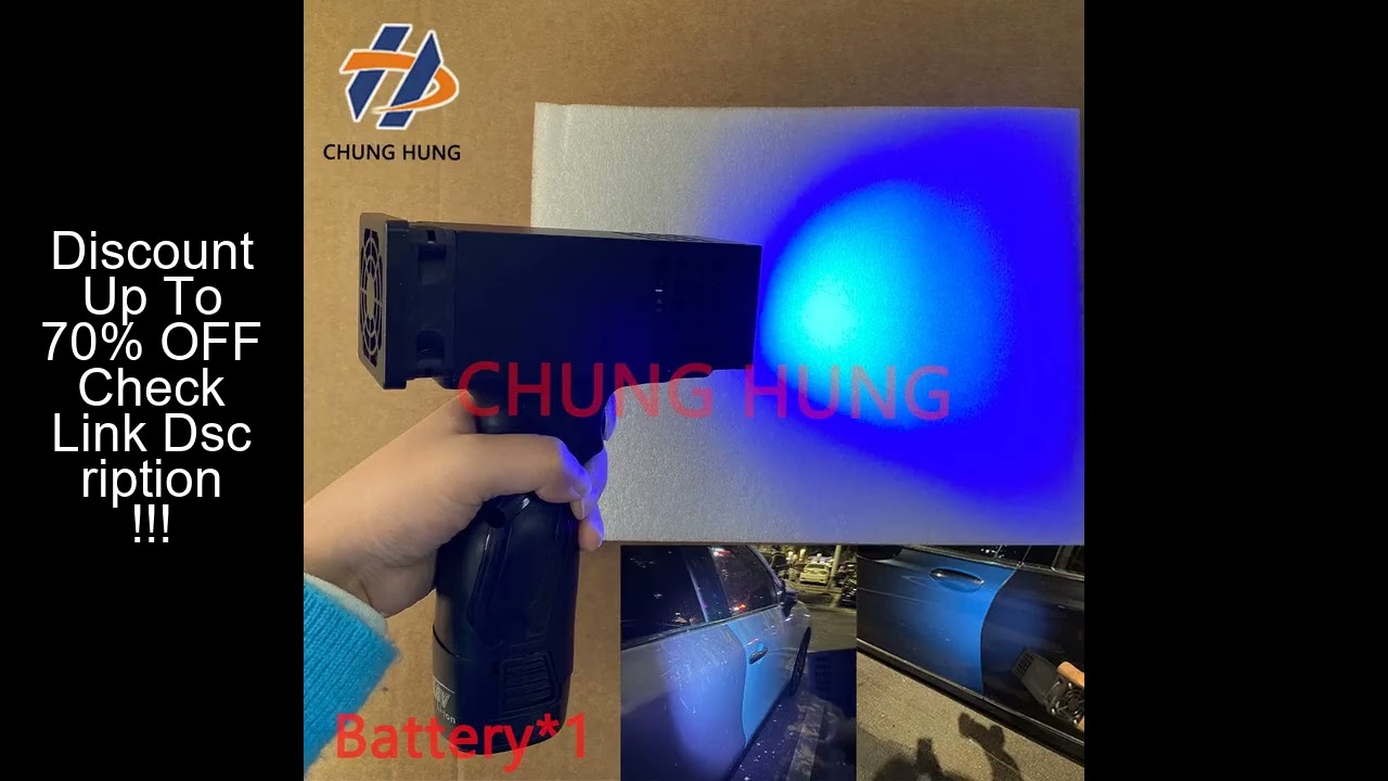 High-Power Portable Handheld UV Lamp for Car Maintenance Sheet Metal Paint Spraying LED Curing Ink D