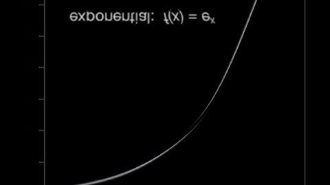 Why the range of an exponential function cannot be negative