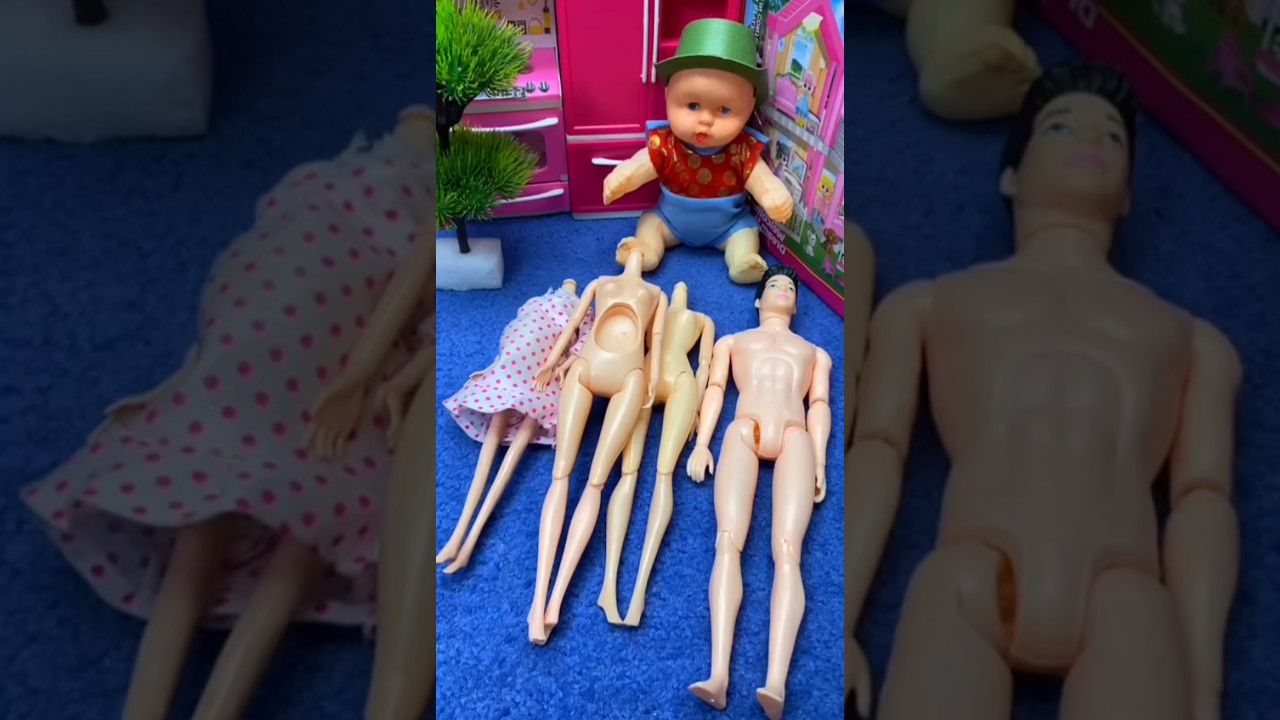 Satisfying With Unboxing and Review Doll Set Toys, ASMR Video