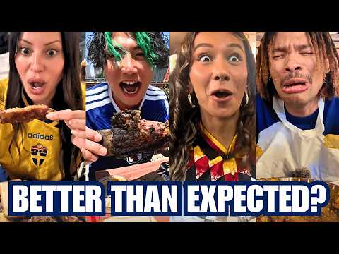 World Cup Tourists Trying “REAL” American Food