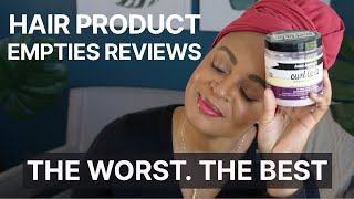 WAS IT WORTH THE MONEY? Hair Product Empties 4c Hair