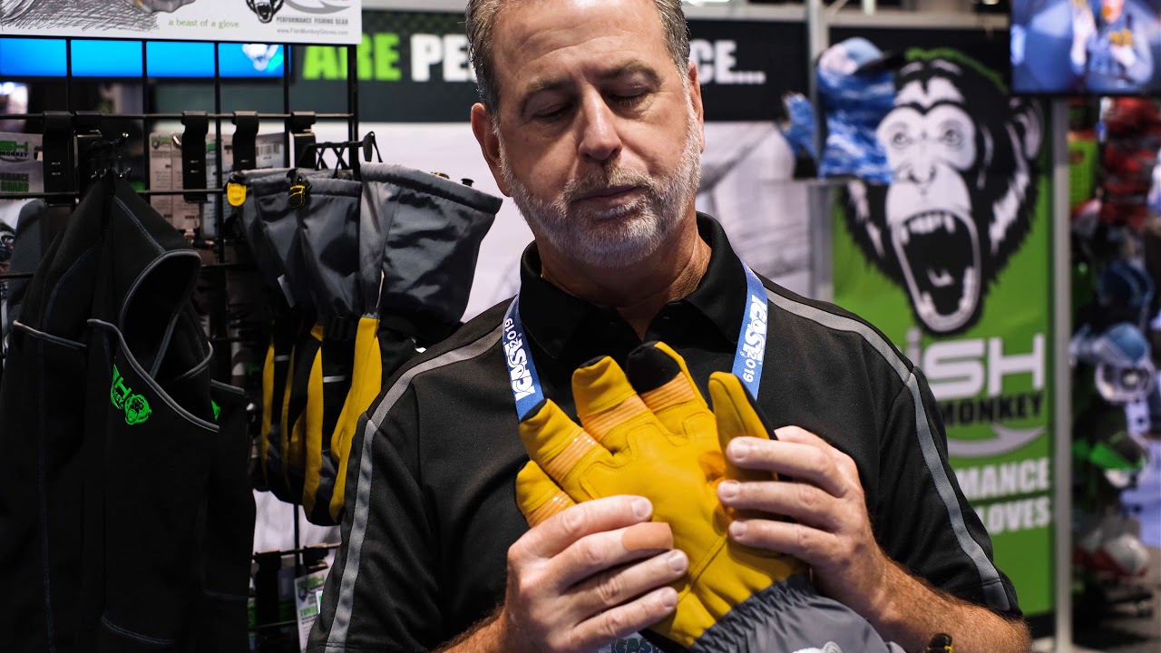 ICAST 2019 Fish Monkey Yeti Ice Fishing Gloves YouTube