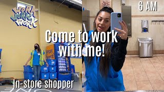Day in the Life working at Walmart! 6AM SHIFT