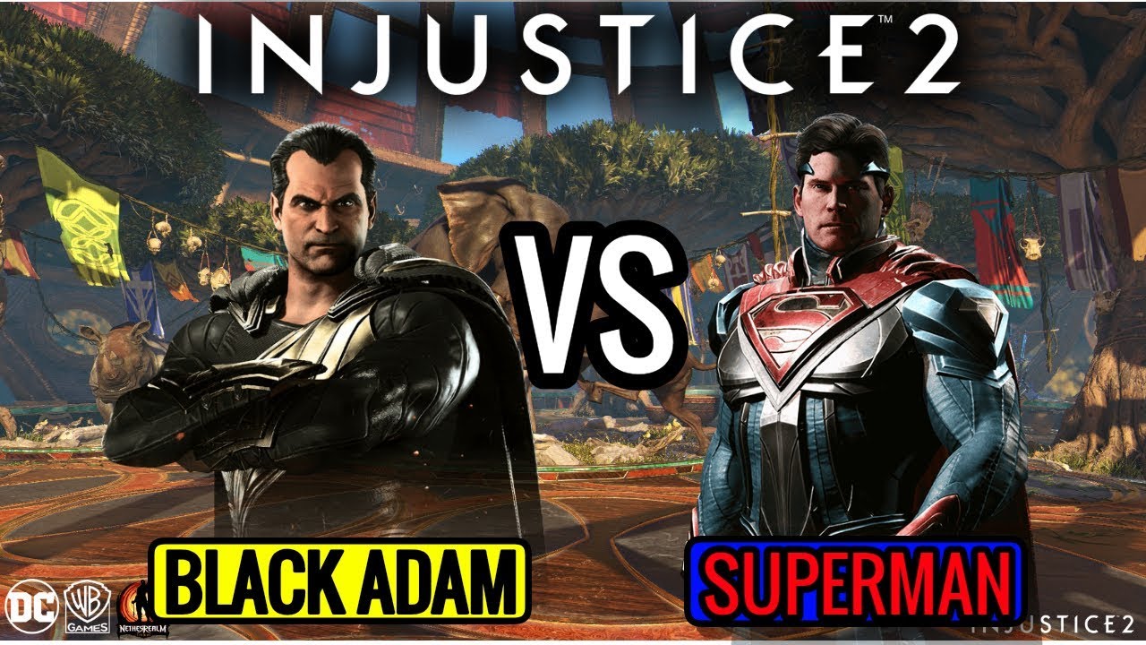 INJUSTICE 2 - BLACK ADAM VS SUPERMAN ONLINE! - YouTube