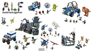 All Lego Jurassic World Sets  Lego Speed Build Review