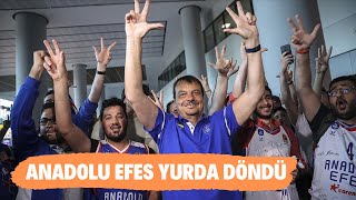 Euroleaguede Tarih Yazan Anadolu Efes Yurda Döndü Biz Şampiyon Bir Takımız