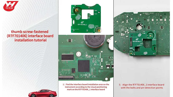 Install Yanhua Mini ACDP Module 34 MQB RH850 R7F701406 Interface Board-ODBII365