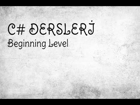 15) C# Dersleri Metotlar