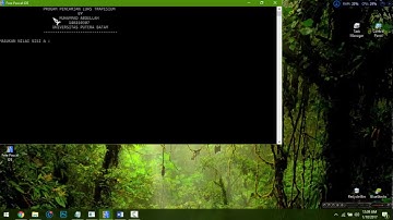 progam pencari luas trapesium menggunakan pascal