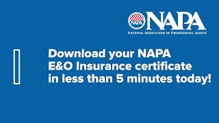 Download Your NAPA E O Certificate In 5 Minutes