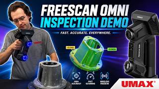 3D Inspection Live Demo from FreeScan Omni wireless 3D Scanner