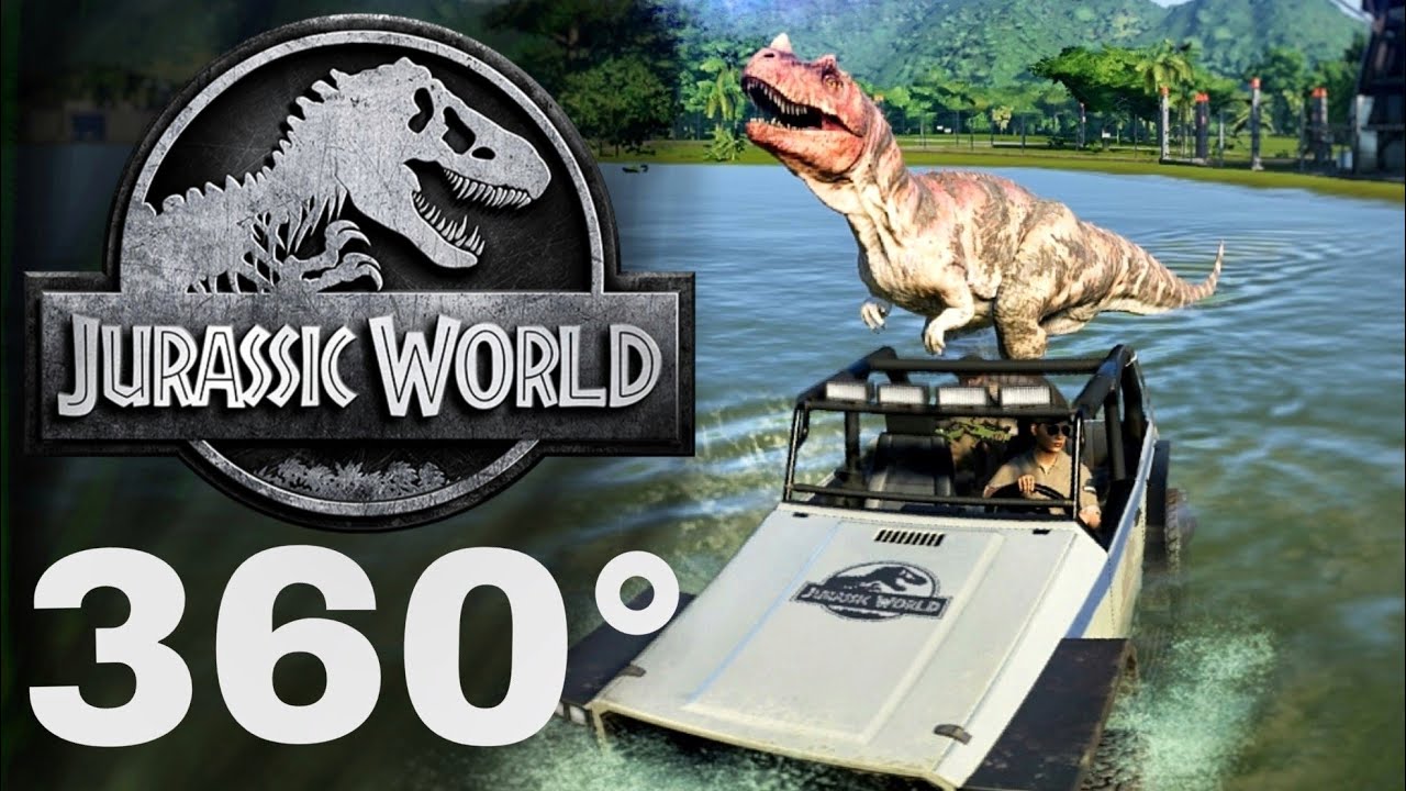 🦖 360° VR Jurassic Park Dinosaur Video T-Rex food hunting #3DVR360VIDEOS  #360video Jurassic World 