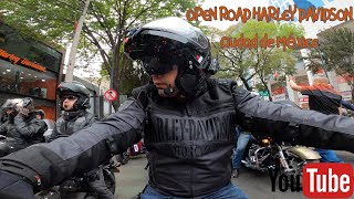 Open Road Harley Davidson Central, Ciudad de México,2024,Rodada Harlera, Rincones de Mexico en Motoc