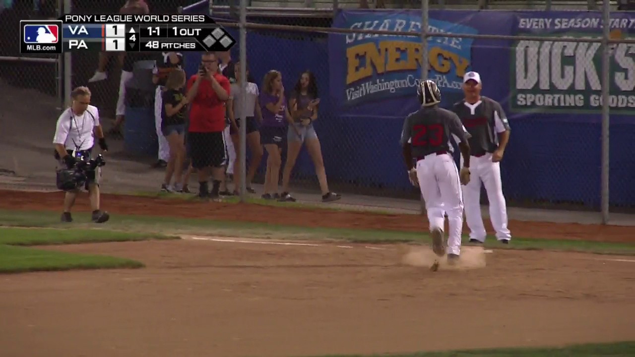 PONY League World Series Game 2 Chesterfield 14 vs Johnstown 4 YouTube