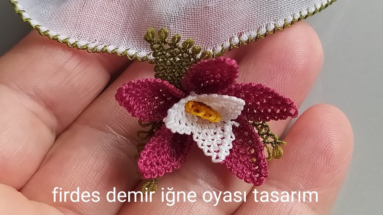 736- özel günler için zarif ve gösterişli muhteşem bir iğne oyası modeli anlatımlı yapılışı