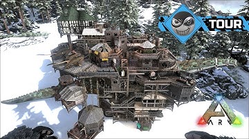 ARK: Survival Evolved - Titanosaur platform base - Castles, Keeps and Forts Mod (Base Tour)
