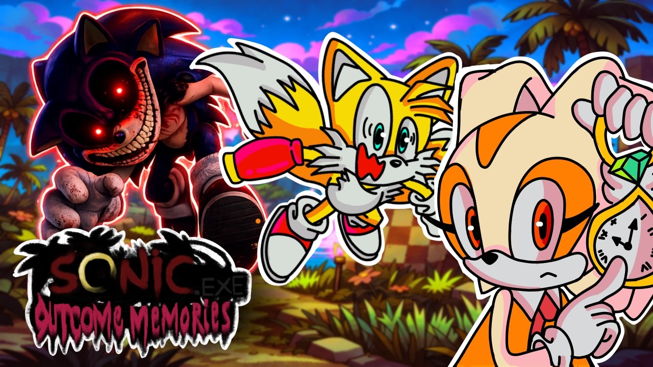 TAILS y CREAM se enfrentan a SONIC EXE en OUTCOME MEMORIES en ROBLOX