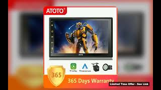 Best Atoto Android 2 Din Spec Features Car Stereo 7 Qled Display Wireless Android Auto Carplay