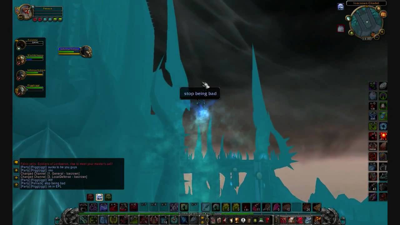 From the Icecrown Citadel graveyard to the instance portals - WoW 3.3 PTR - YouTube