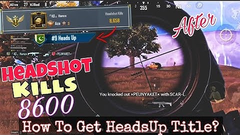 How To Get HEADS UP Title In PUBG MOBILE After Update | Easiest Way To Get Regional Titles In PUBG