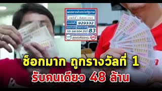 กรี๊ดลั่น ถูกรางวัลที่ 1 รับเต็มๆ 48 ล้าน #siamnews