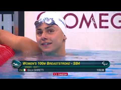 Swimming | Women's 100m Breaststroke SB4 heat 1 | Rio 2016 Paralympic Games