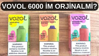 VOZOL 6000 ORJİNA İLE SAHTE ARASINDAKİ FARKLAR