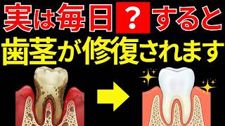 【9割が知らない】実は毎日〇〇をすると歯茎が修復されます！むし歯や歯周病を自分で治す方法