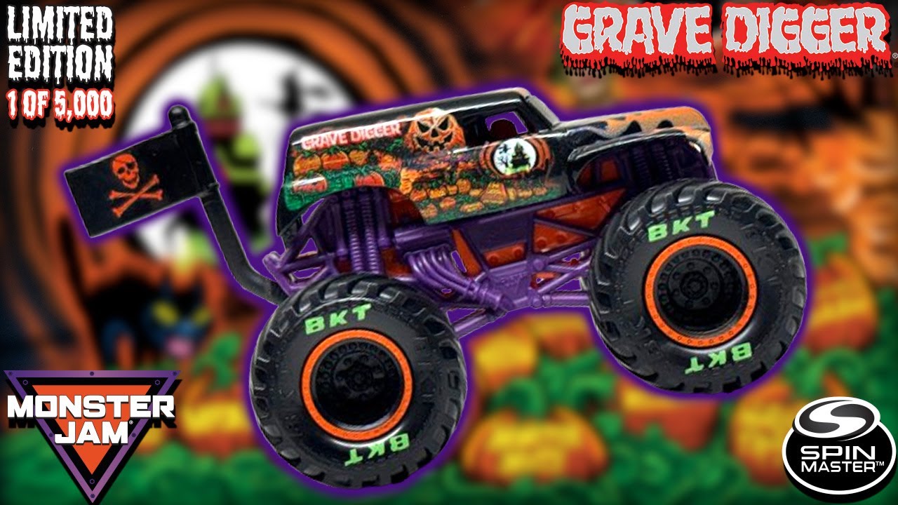 SPIN MASTER MONSTER JAM 2025 ЭКСКЛЮЗИВНЫЙ ХЭЛЛОУИНСКИЙ МОГИЛЕКОПАТЕЛЬ
