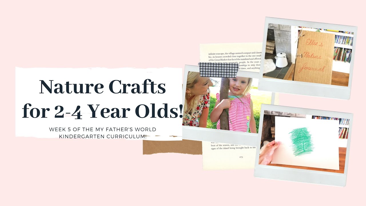 Nature Crafts For Kindergarten | Crafts For Toddlers | Homeschooling Toddlers