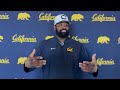 Cal Football: Darrion Daniels Media Availability (4.8.2026)