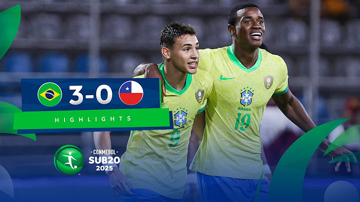 BRASIL vs. CHILE [3-0] | RESUMEN | CONMEBOL SUB20 | FASE DE GRUPOS