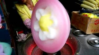 How to make a flower shaped candyfloss