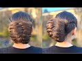 Folded Hair Bun