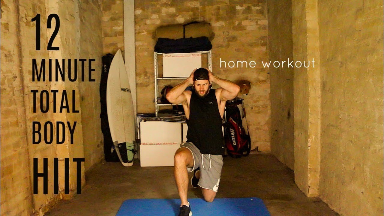 12 Minute Fat Burner HIIT Full Body at Home Workout Series 3. Ep