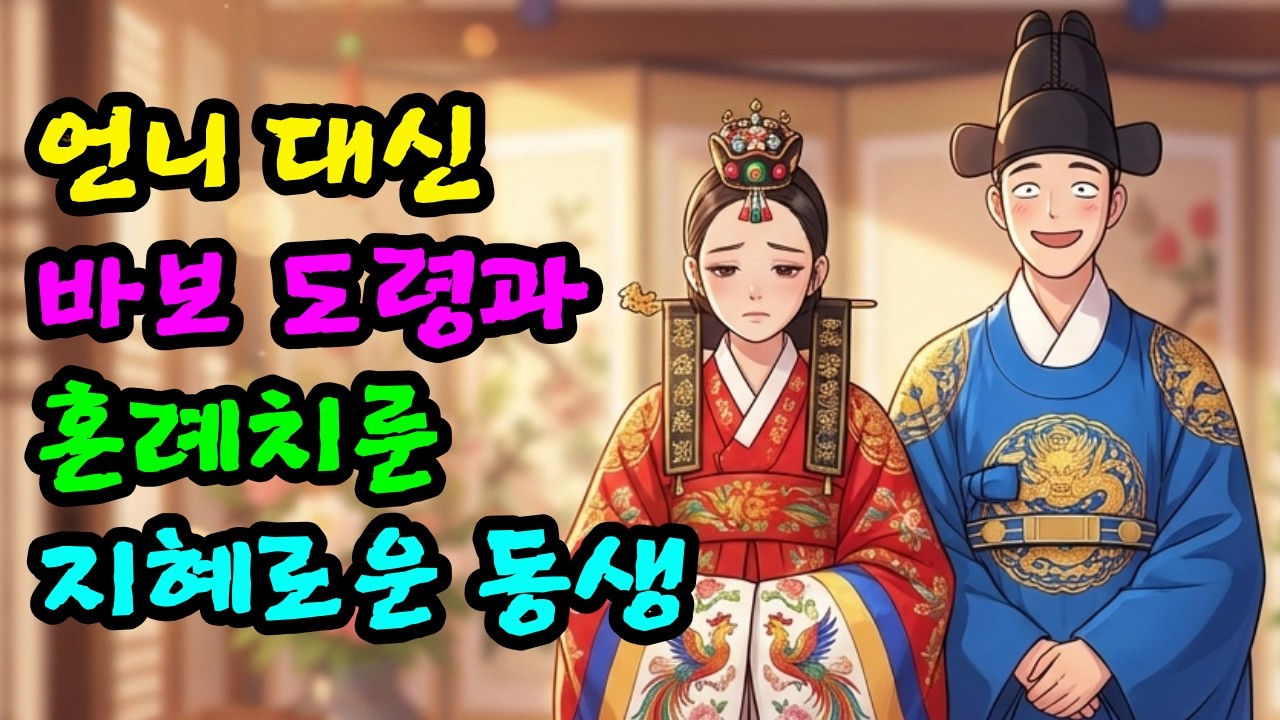 언니 대신 바보 도령과 혼례 치룬 지혜로운 동생 | 야담 | 민담 | 옛이야기 | 오디오북