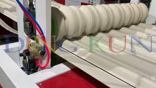 Plastic PVC UPVC ASA Trapezoid Roofing Sheet Making Machine with Good Price