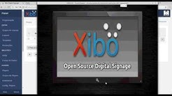Executando layout no player - Xibo 1.7 - Durasi: 12.04. 