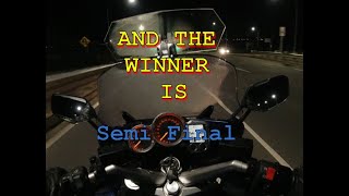 And The Winner Is - Semi Final.
The ride home to discover who will be the lucky two that go into the final draw for something or other.... And The Winner Is - Semi Final.